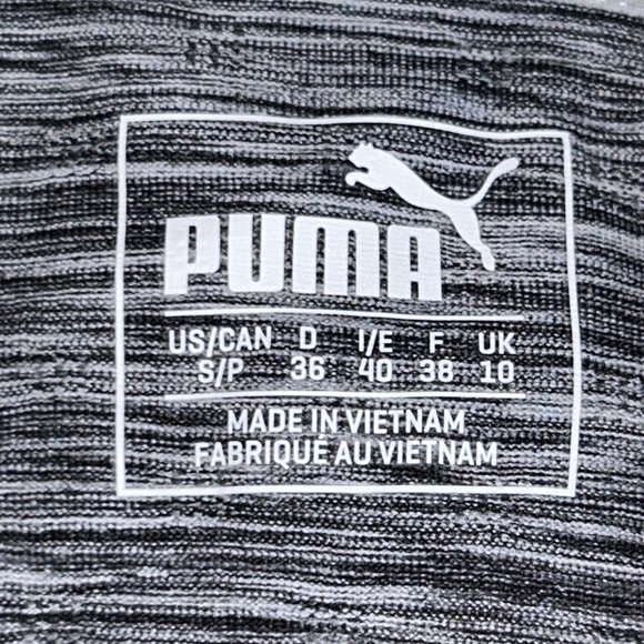 PUMA GOLF Women's Black White Print Polo Shirt Size Small ~ EUC - Picture 5 of 7